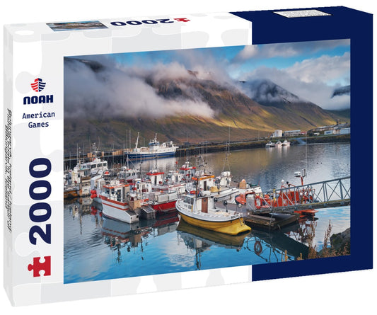 Noah Jigsaw Puzzle Bolungarvik, Iceland / Iceland: Fishing boats in the harbor of Bolungarvik, Iceland 2000 Pieces