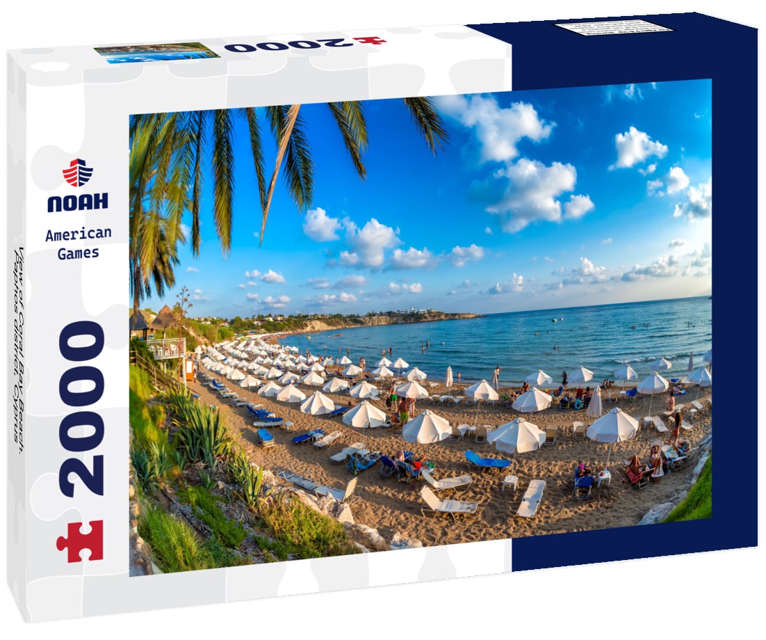 Noah Jigsaw Puzzle View of Coral Bay Beach. Paphos district, Cyprus 2000 Pieces