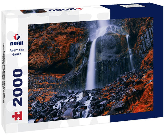 Noah Jigsaw Puzzle Bjarnafoss waterfall on the Snaefellsnes peninsula in Iceland on a fall afternoon 2000 Pieces