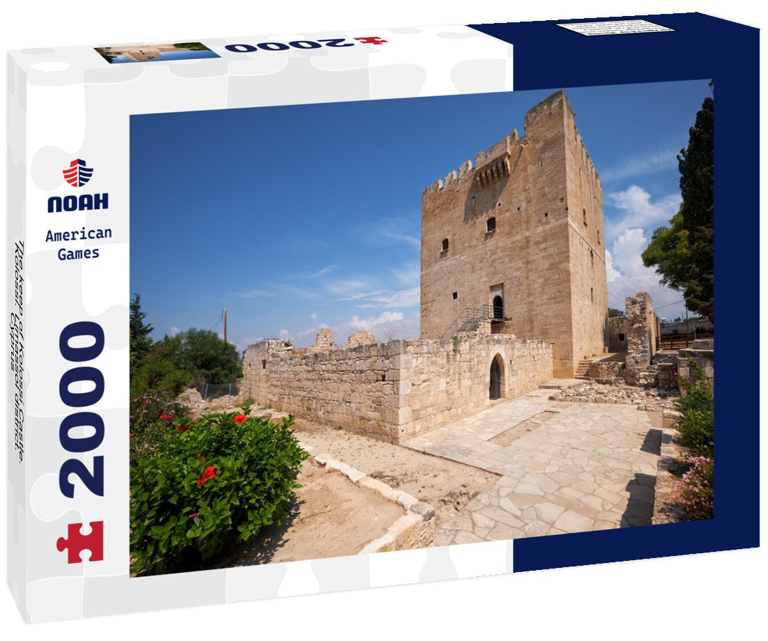 Noah Jigsaw Puzzle The keep of Kolossi Castle. Kolossi. Limassol district. Cyprus 2000 Pieces