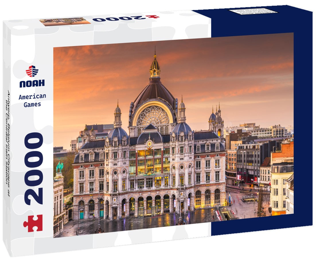 Noah Jigsaw Puzzle Antwerp, Belgium Cityscape at the Centraal train station 2000 Pieces