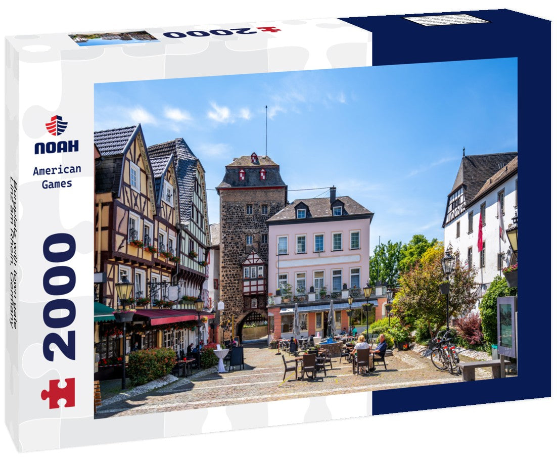 Noah Jigsaw Puzzle Burgplatz with town gate, Linz am Rhein, Germany 2000 Pieces