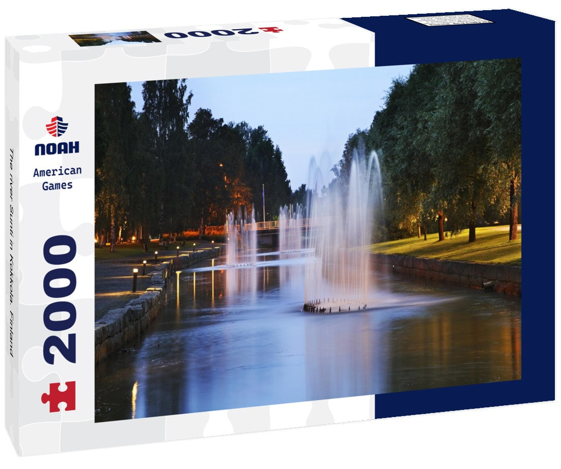 Noah Jigsaw Puzzle The river Sunti in Kokkola. Finland 2000 Pieces
