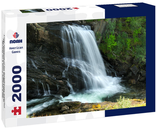 Noah Jigsaw Puzzle Long exposure of the Baggfossen waterfall aka Kebbelvfossen on the Leirfjord in Norway on a sunny summer's day 2000 Pieces