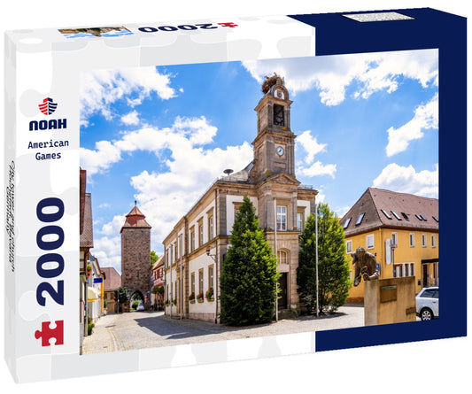 Noah Jigsaw Puzzle City tower and church, Höchstadt, Bavaria, Germany 2000 Pieces