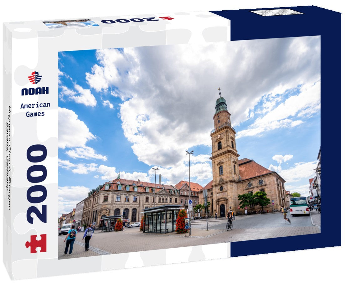 Noah Jigsaw Puzzle Huguenot Church, Erlangen, Bavaria, Germany 2000 Pieces