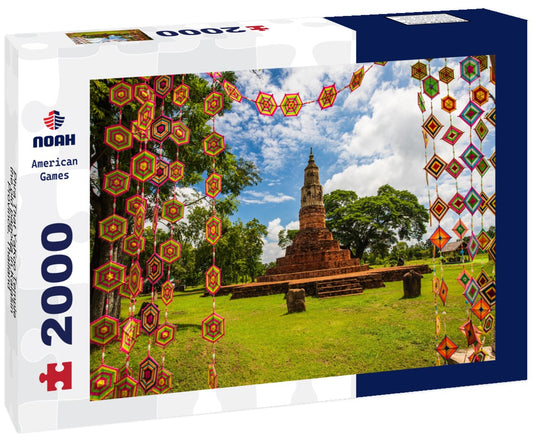 Noah Jigsaw Puzzle Phra That YaKoo Temple, the old pagoda in Kalasin Province, Thailand 2000 Pieces