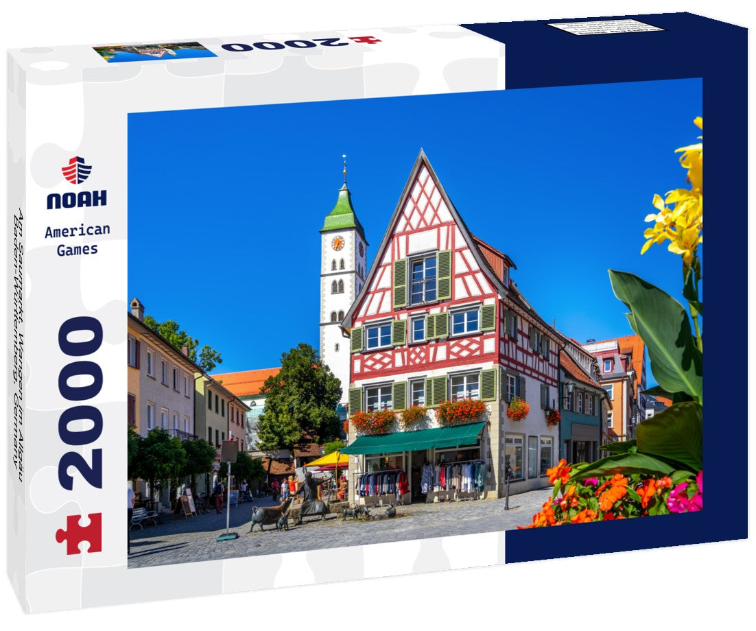Noah Jigsaw Puzzle Am Saumarkt, Wangen im Allgäu, Baden-Württemberg, Germany 2000 Pieces