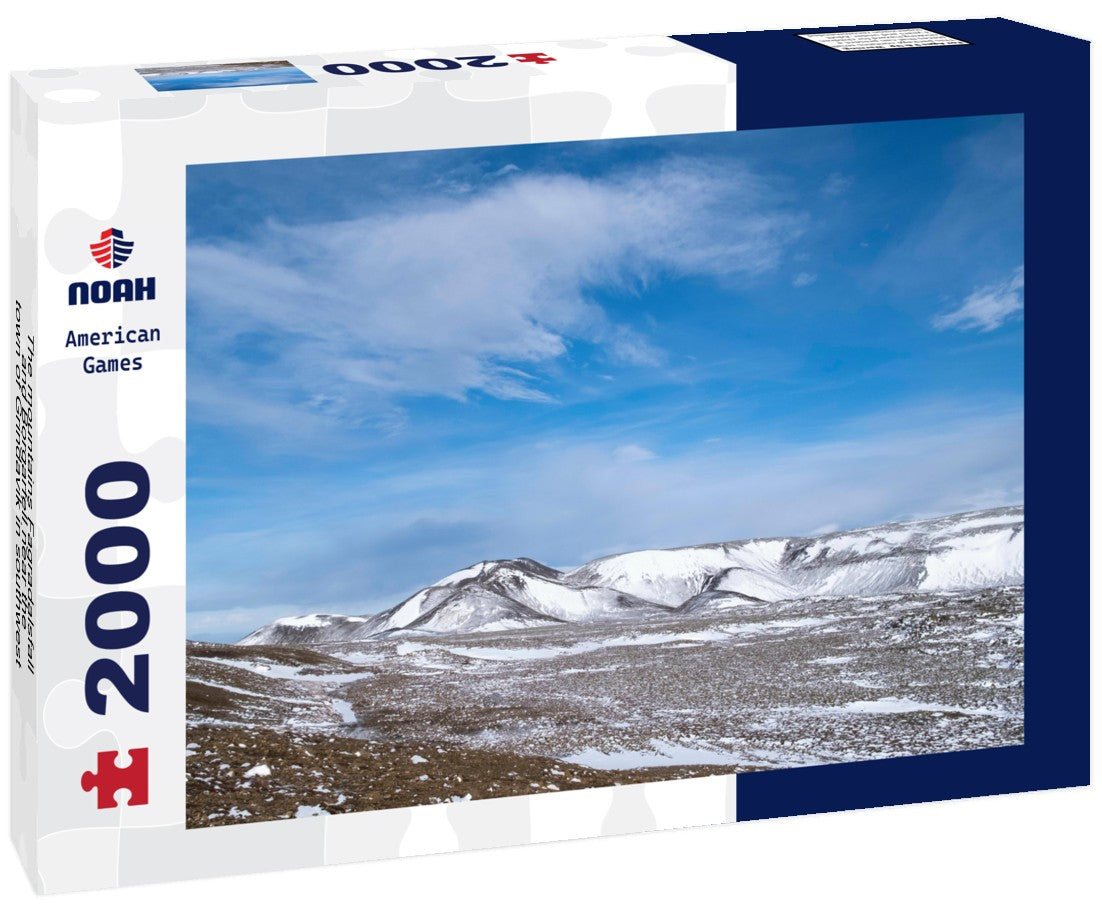 Noah Jigsaw Puzzle The mountains Fagradalsfall and Borgarfell near the town of Grindavik in southwest Iceland 2000 Pieces