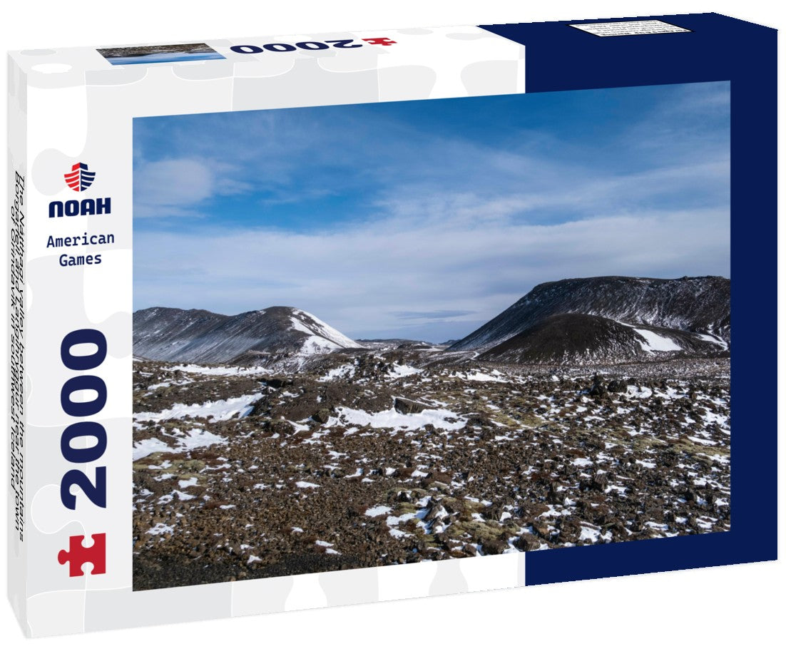 Noah Jigsaw Puzzle The Nátthagi valley between the mountains Borgarfell and Langihryggur near the town of Grindavik in southwest Iceland 2000 Pieces
