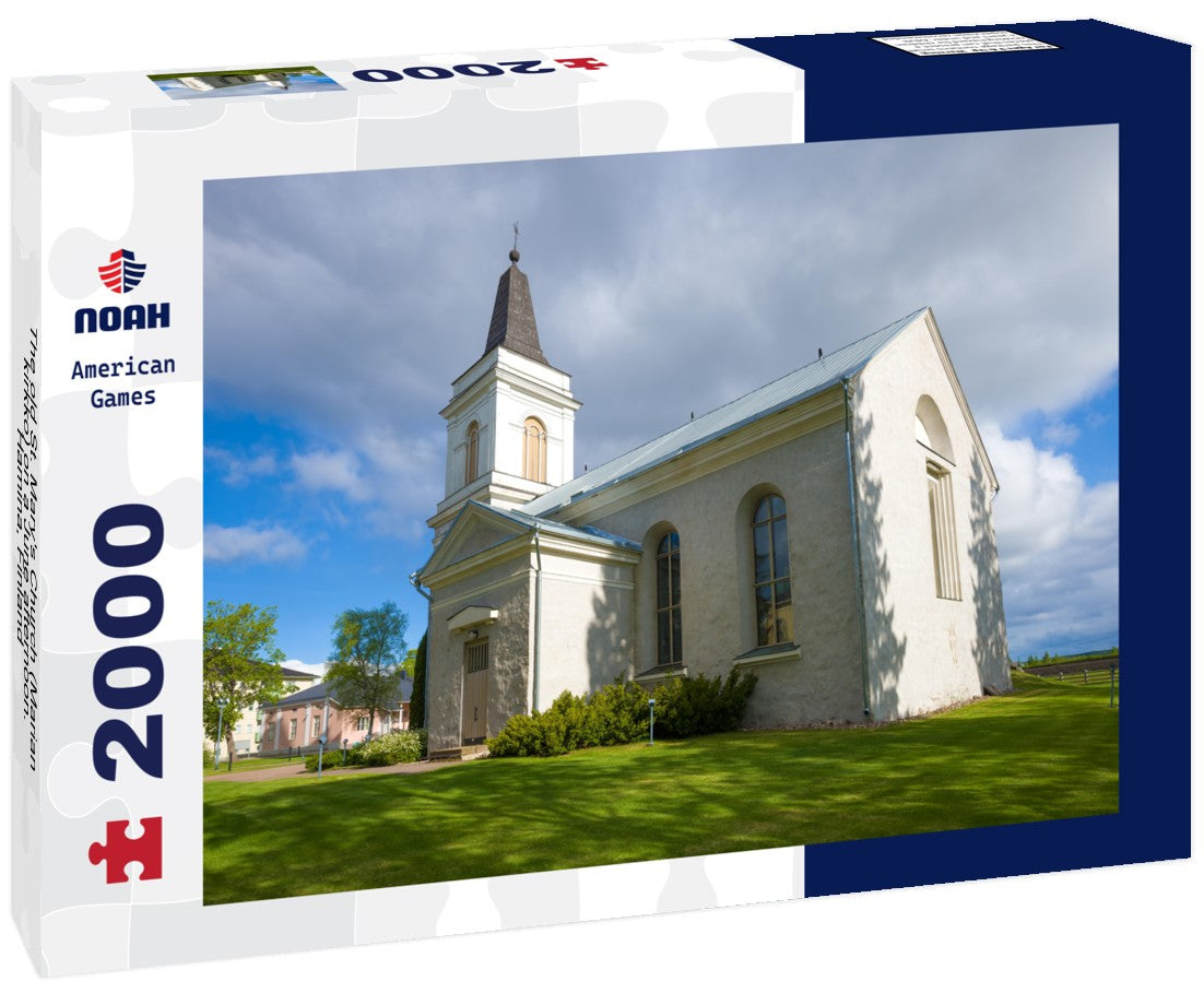 Noah Jigsaw Puzzle The old St. Mary's Church (Marian kirkko) on a June afternoon. Hamina, Finland 2000 Pieces