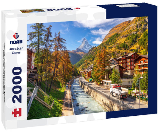 Noah Jigsaw Puzzle Zermatt, Switzerland on the Matter Vispa with the Matterhorn 2000 pieces