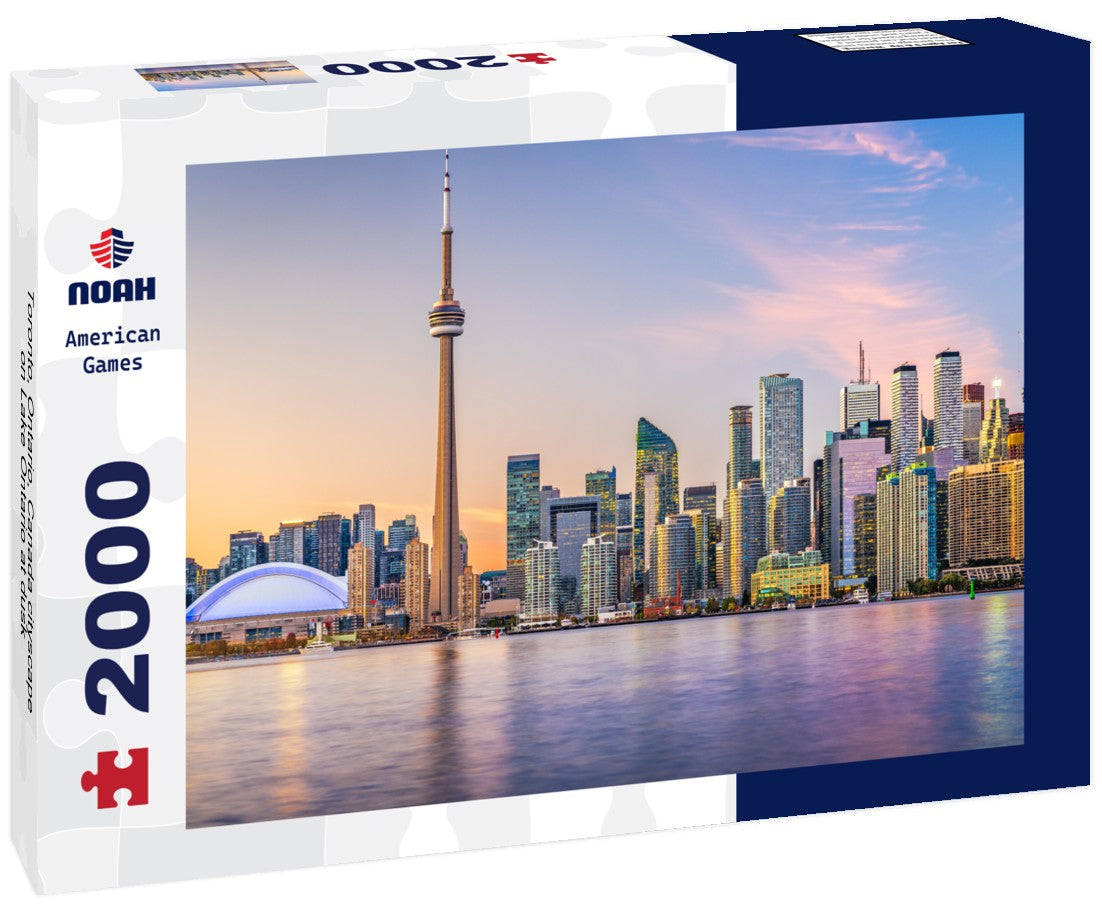 Noah Jigsaw Puzzle Toronto, Ontario, Canada cityscape on Lake Ontario at dusk 2000 pieces