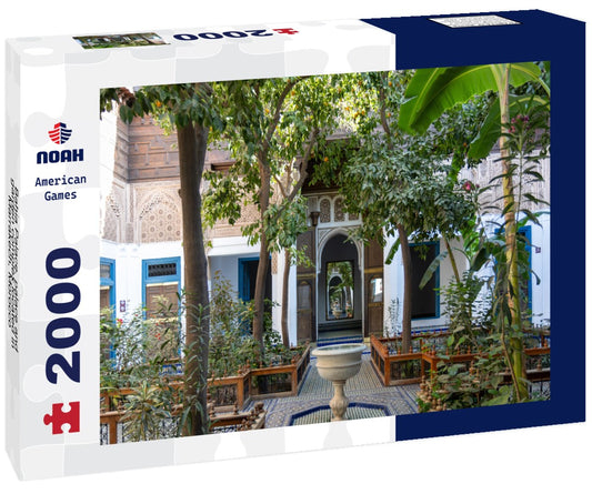 Noah Jigsaw Puzzle Bahia Palace, palace and garden complex located in Marrakech, Morocco 2000 pieces