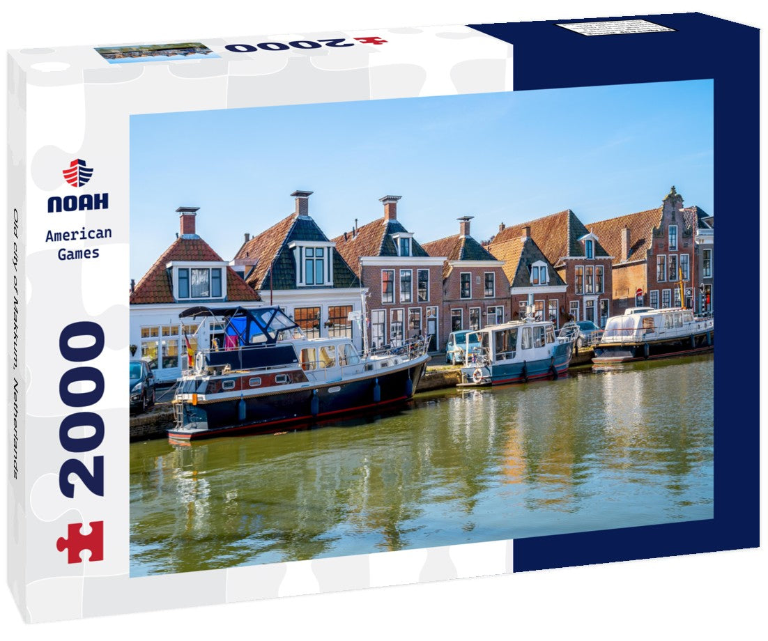 Noah Jigsaw Puzzle Old city of Makkum, Netherlands 2000 pieces