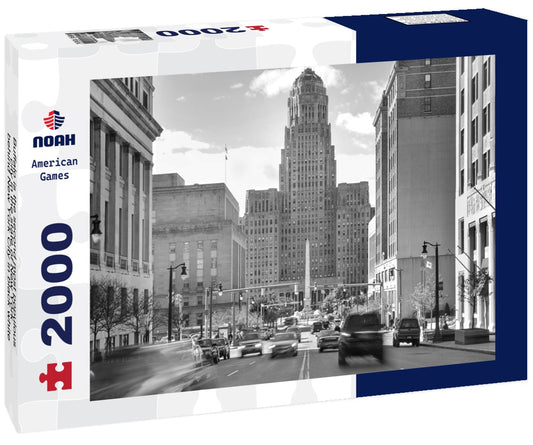 Noah Jigsaw Puzzle Buffalo is the second most populous city in the state of New York, behind New York City in black white 2000 pieces