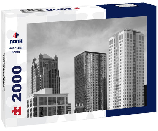 Noah Jigsaw Puzzle Birmingham, Alabama, USA in black white 2000 pieces