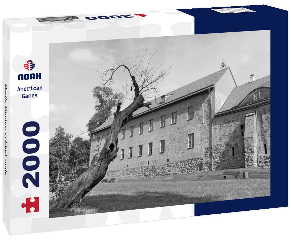 Noah Jigsaw Puzzle Castle Storkow in black white 2000 pieces