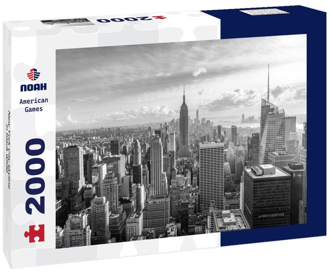 Noah Jigsaw Puzzle New York City skyline in black white 2000 pieces