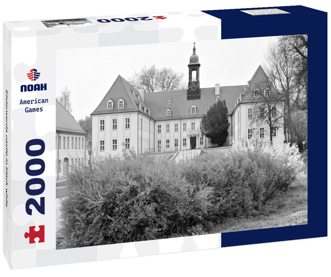 Noah Jigsaw Puzzle Elsterwerda castle in black white 2000 pieces