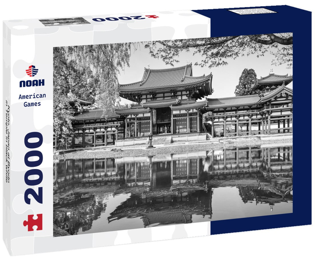Noah Jigsaw Puzzle Kyoto, Japan at Byodo-in Temple in black white 2000 pieces