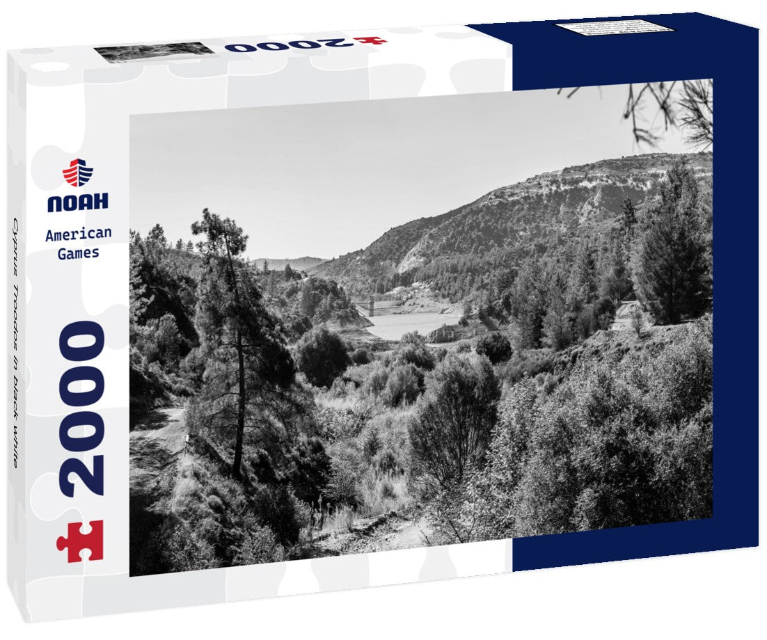 Cyprus Troodos 2000pc PuzzleBlack and White