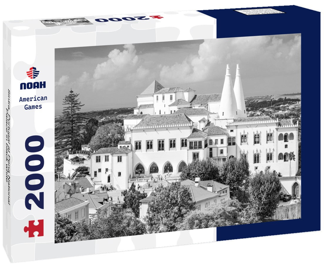 Noah Jigsaw Puzzle Sintra, Portugal at Pena National Palace in black white 2000 pieces