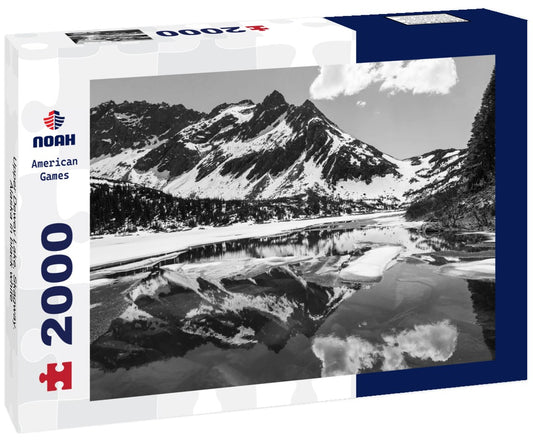 Noah Jigsaw Puzzle Upper Dewey Lake, Skagway. Alaska in black white 2000 pieces