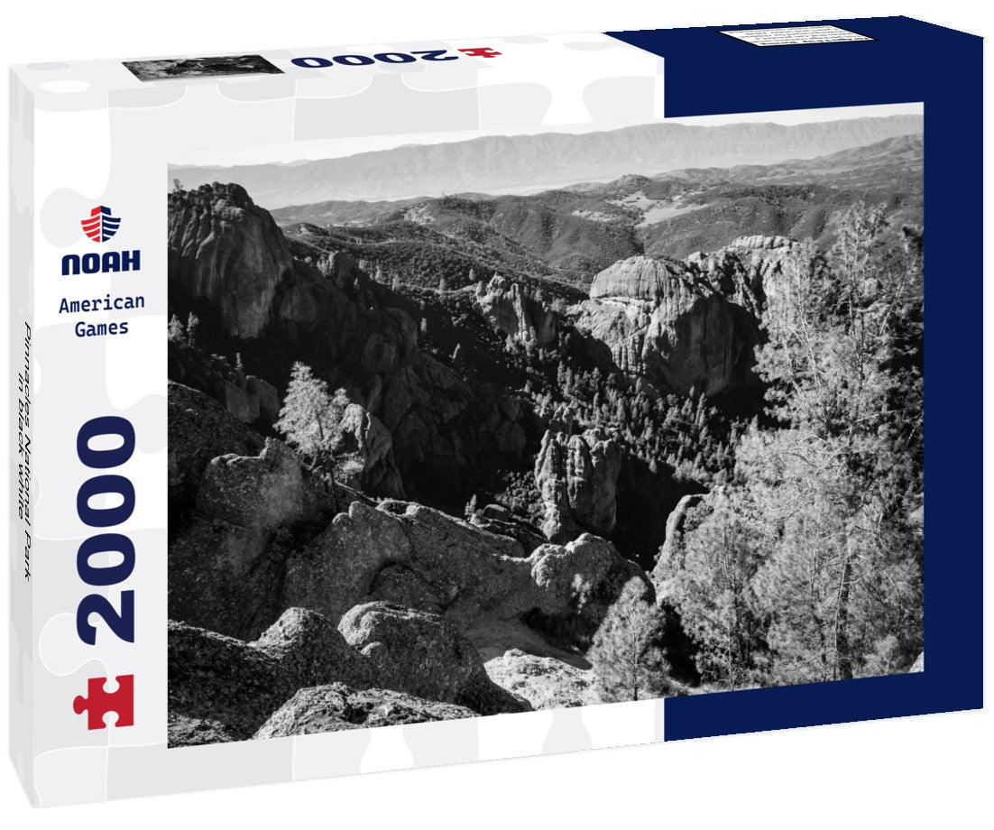 Noah Jigsaw Puzzle Pinnacles National Park in black white 2000 pieces