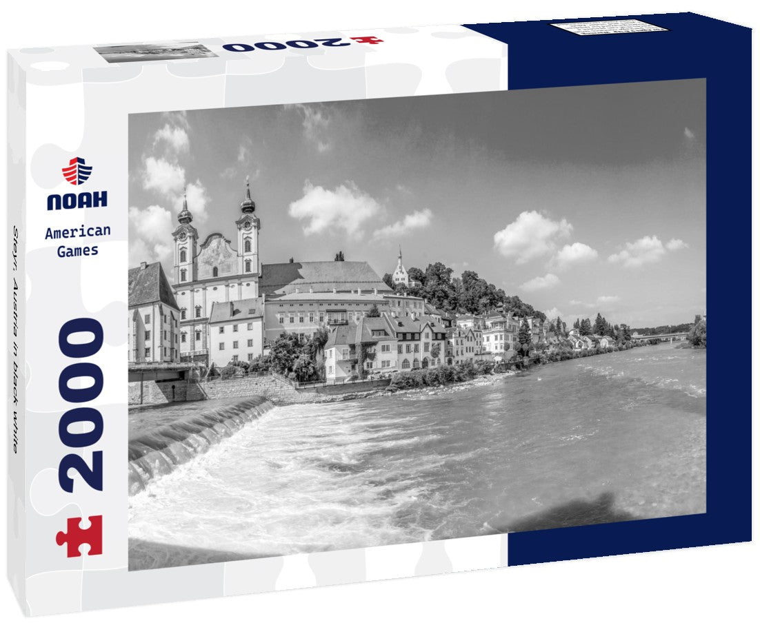 Noah Jigsaw Puzzle Steyr, Austria in black white 2000 pieces