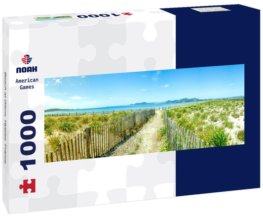 Noah Jigsaw Puzzle Beach at Giens, Hyeres, France panorama 1000 pieces