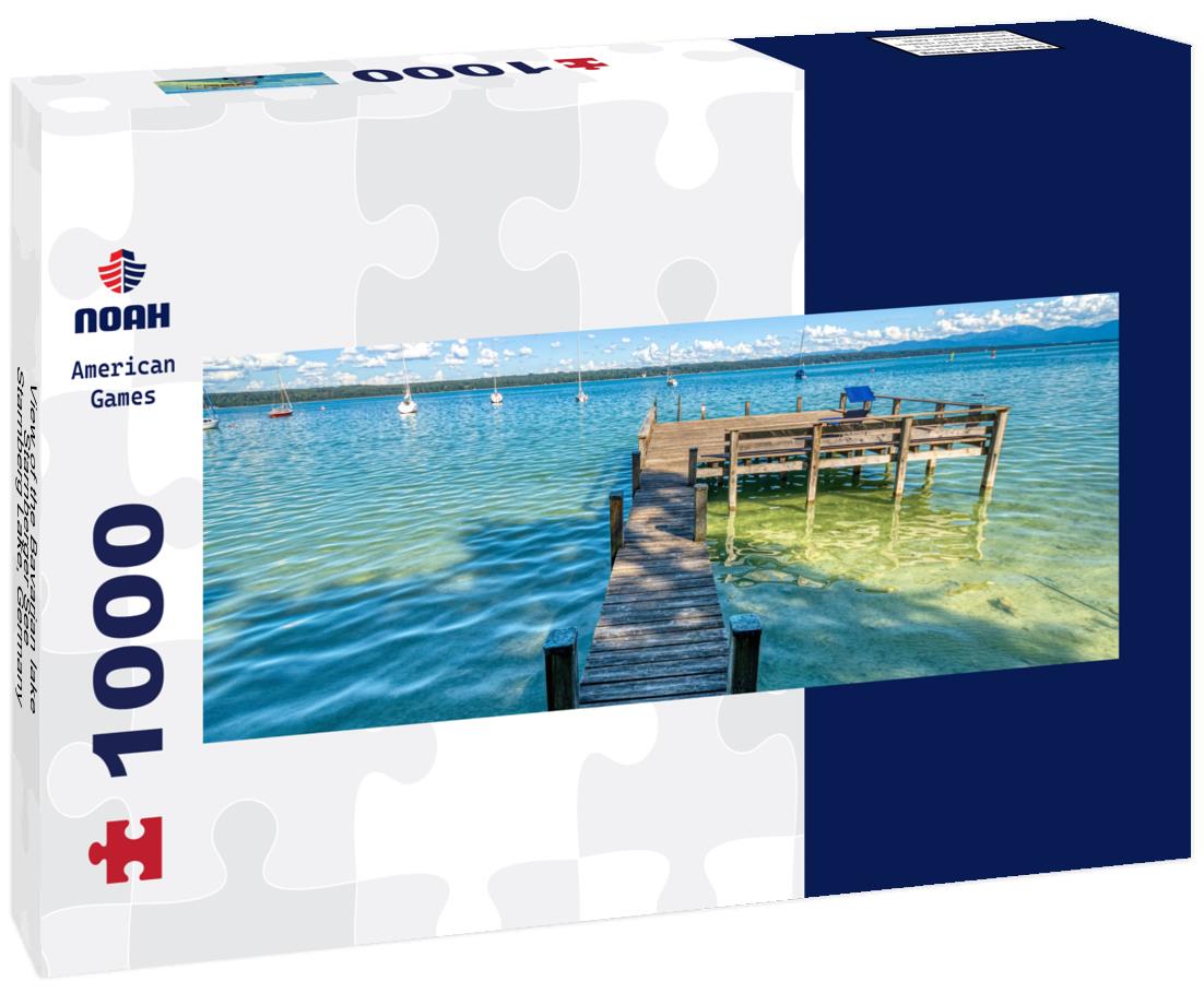 Noah Jigsaw Puzzle View of the Bavarian lake “Starnberger See” - Starnberg Lake, Germany panorama 1000 pieces