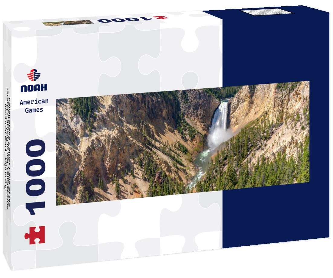 Noah Jigsaw Puzzle Yellowstone Lower Falls of the Grand Canyon in the Yellowstone National Park, Wyoming panorama 1000 pieces
