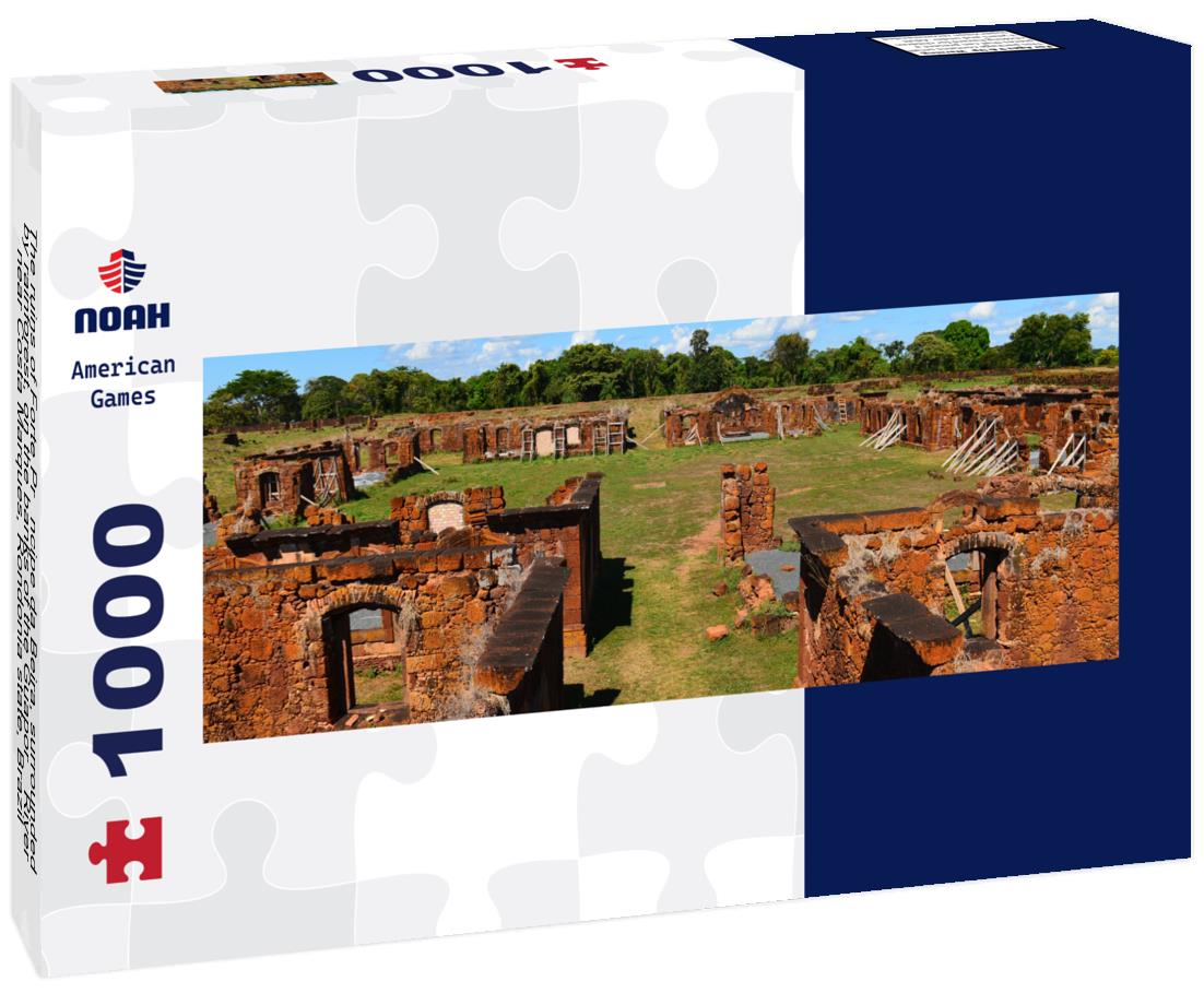 Noah Jigsaw Puzzle The ruins of Forte Príncipe da Beira, surrounded by rainforest, on the banks of the Guaporé River, near Costa Marques, Rondonia state, Brazil, on the border with the Beni department, Bolivia panorama 1000 pieces