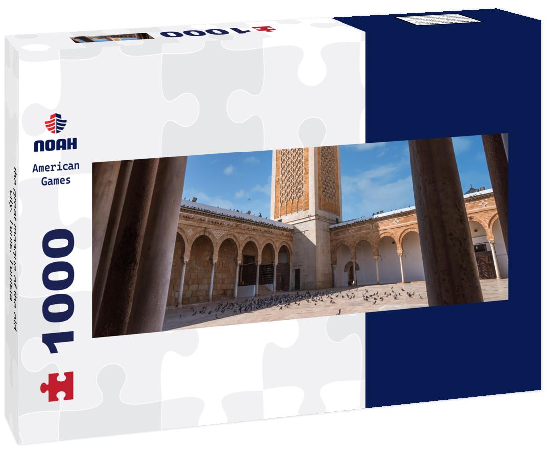 Noah Jigsaw Puzzle the great mosque of the old city, Tunis, Tunisia panorama 1000 pieces
