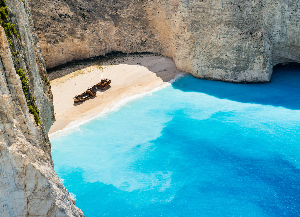 Navagio beach, Zakynthos, Greece