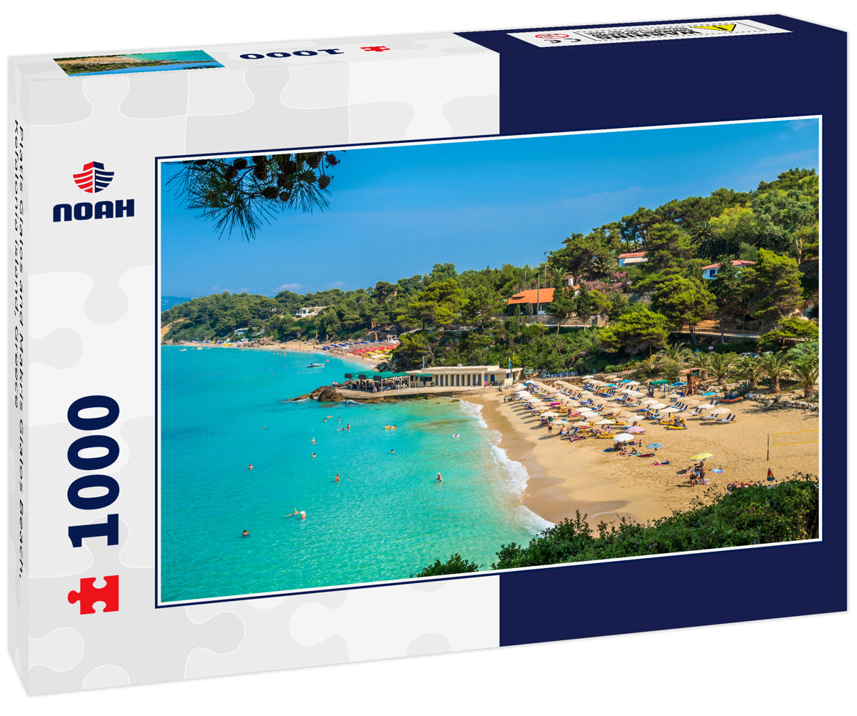 Platis Gialos and Makris Gialos Beach, Kefalonia island, Greece