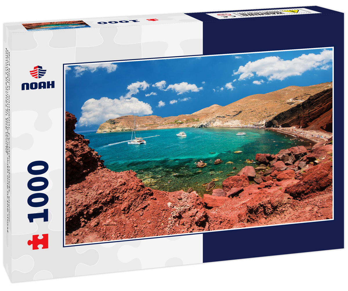 Red beach. Santorini, Cycladic Islands, Greece. Beautiful summer landscape with one of the most famous beaches in the world