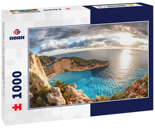 Navagio beach with shipwreck on Zakynthos island in Greece