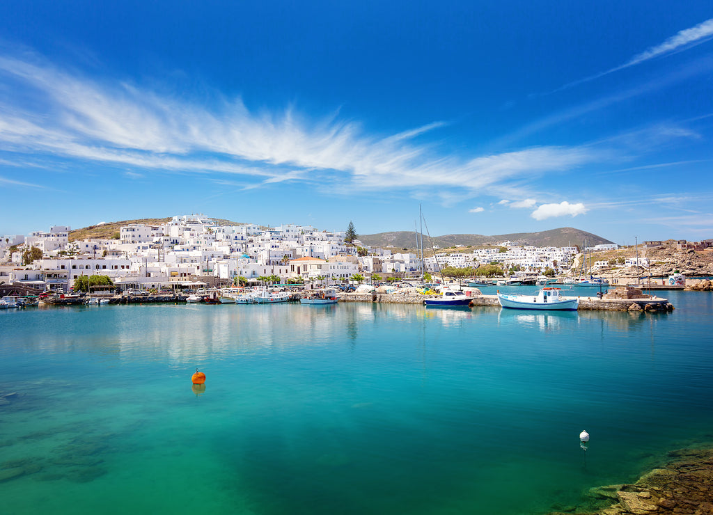 Picturesque Naousa village, Paros island, Cyclades, Greece