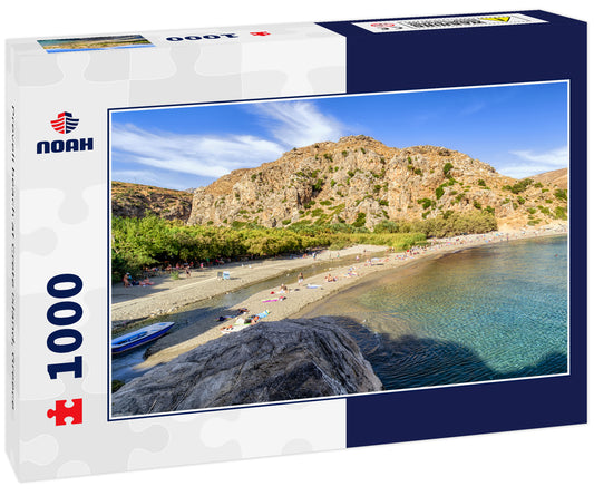 Preveli beach at Crete island, Greece