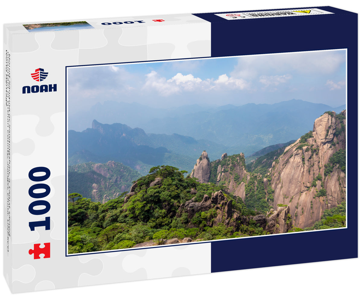 Mount Sanqing or Sanqingshan, a Taoist sacred mountain in Yushan County, Jiangxi, China. UNESCO World Heritage