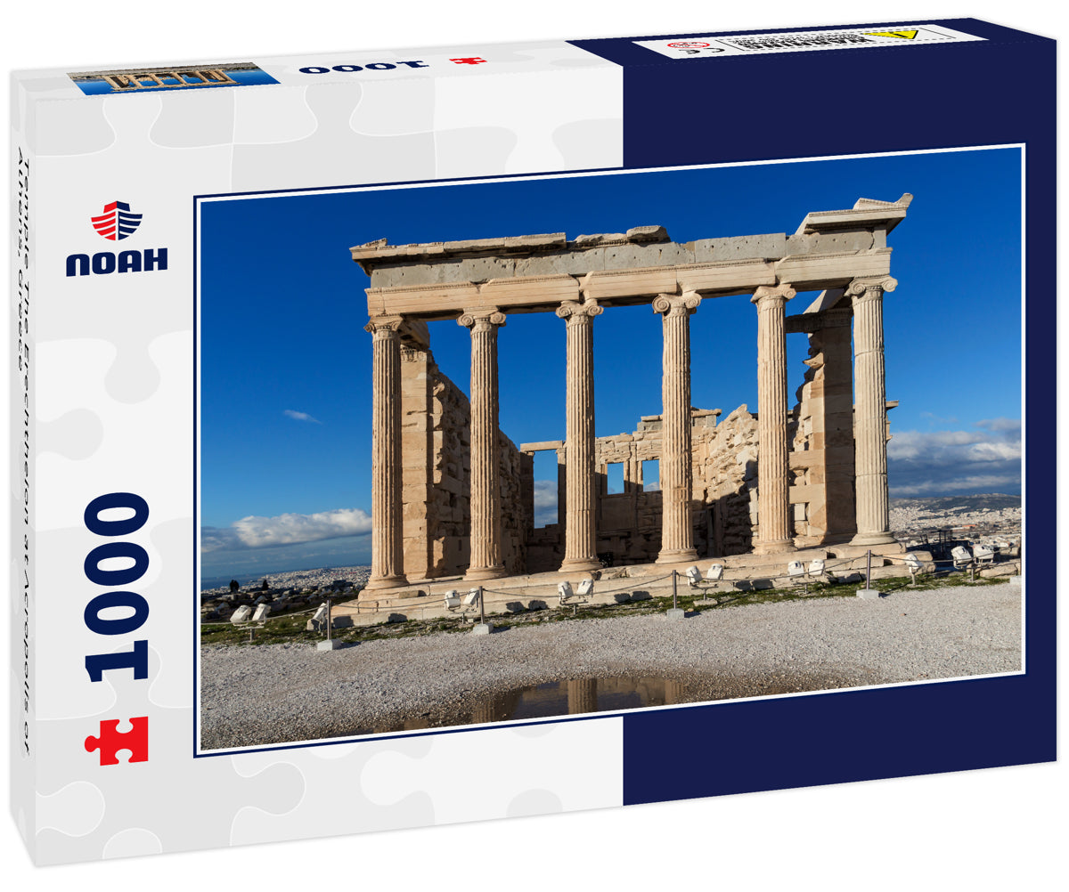 Temple The Erechtheion at Acropolis of Athens, Greece