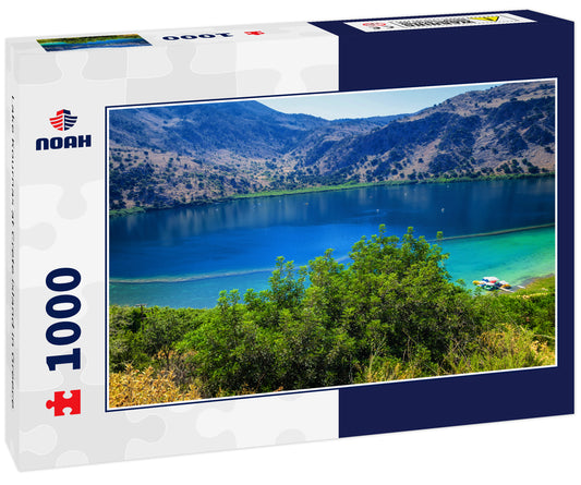 Lake Kournas at Crete island in Greece