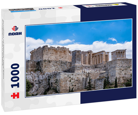 Acropolis of Athens, view from Areopagus hill in Greece