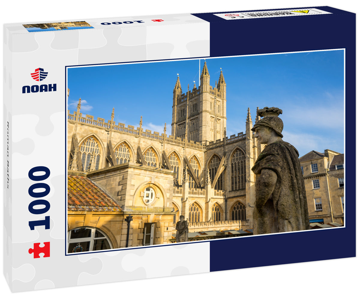 Roman Baths & Abbey in Bath Spa city, England