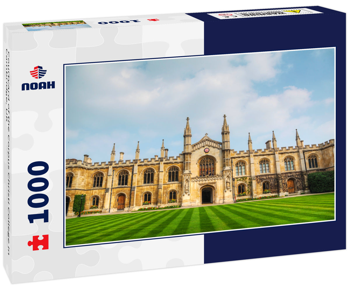 Courtyard of the Corpus Christi College in Cambridge, UK