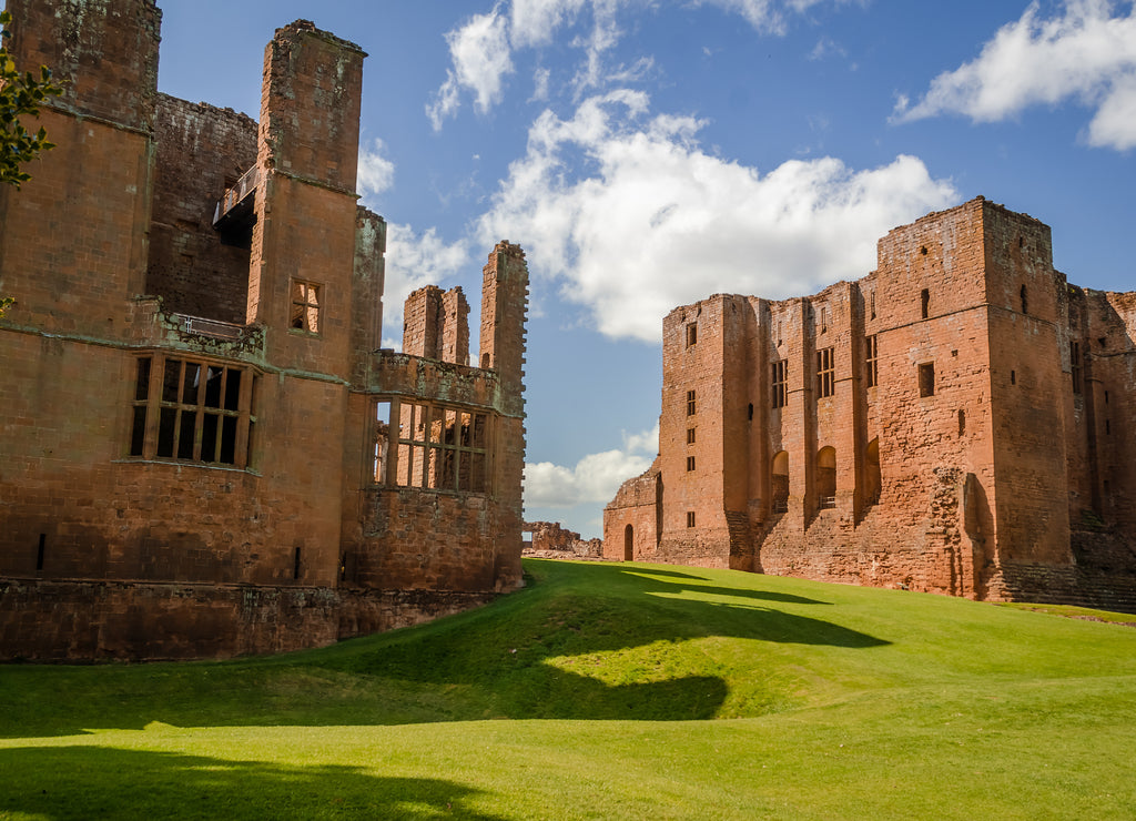 Kenilworth Castle in England, West Midlands, UK, formed a base for Lancastrian operations in the Wars of the Roses