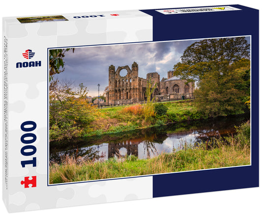 Elgin Cathedral above River Lossie / The medieval ruin of Elgin Cathedral was built on the banks of the River Lossie in the thirteenth century