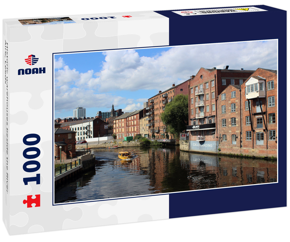 Historic warehouses beside the River Aire, Leeds